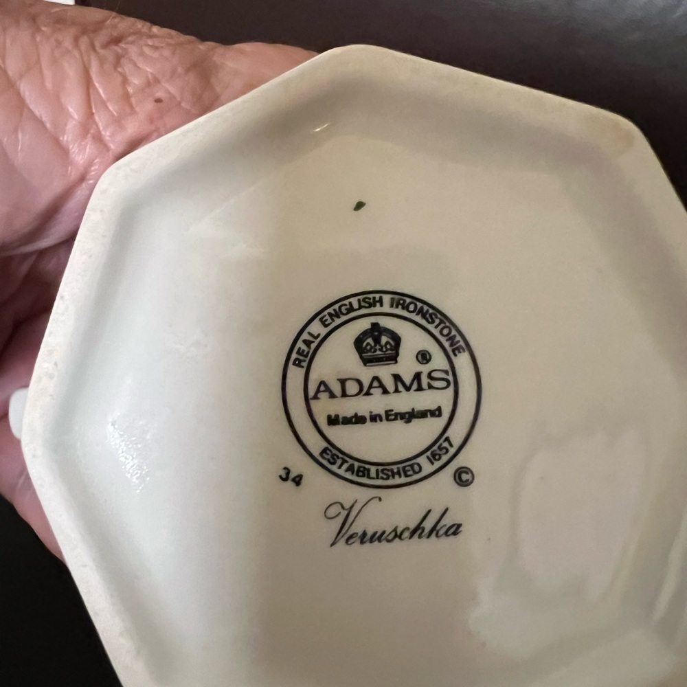 VERUSCHKA vintage English China Sugar bowl & lid - Picture 4 of 4